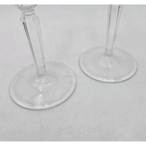 Pair Of Vintage Capri Italy 24% Lead Crystal Champagne Glass 8.5 Inch Italian 2‎ - Picture 6 of 6